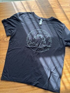 Just A Bunch Of Hocus Pocus Black Graphic Tee